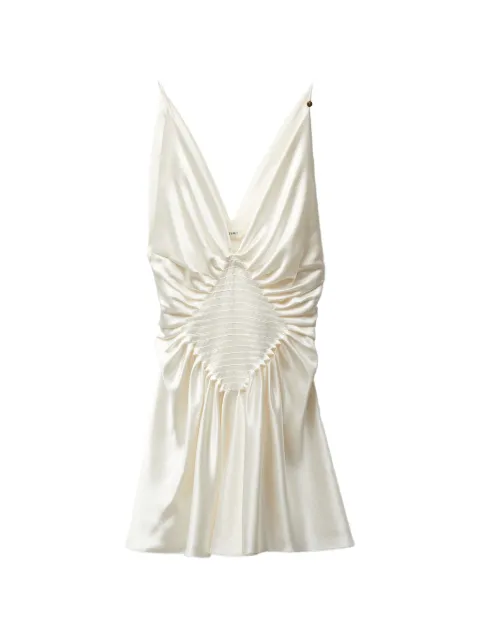 Versace silk-satin mini dress White 10246311A05528