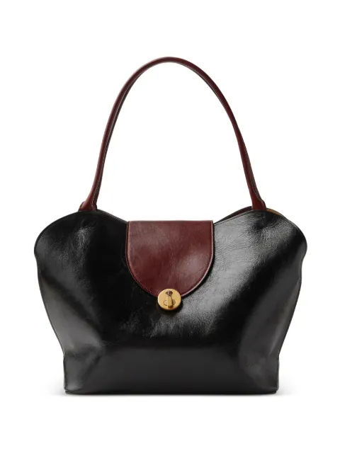 Versace Vivian large leather shoulder bag Black 10234121A17428