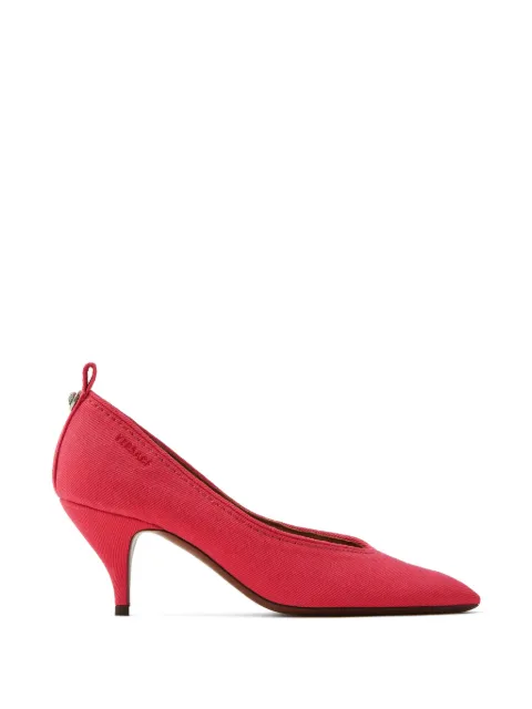 Versace Tina denim pumps 65 mm Red 10244391A17710