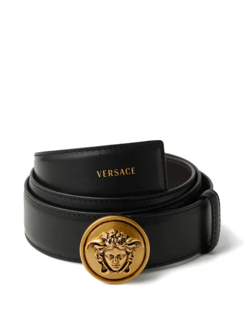 Versace leather belt 3.5 cm Black 1024410DVTP1