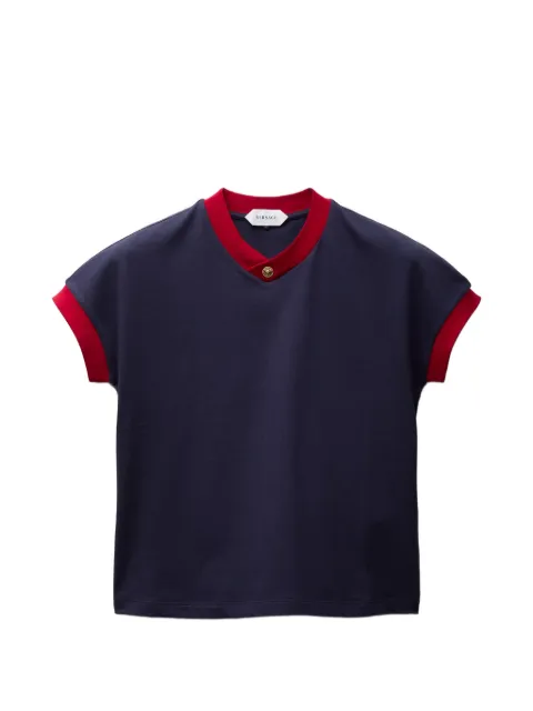 Versace stretch cotton-jersey T-shirt Blue 10236971A17894