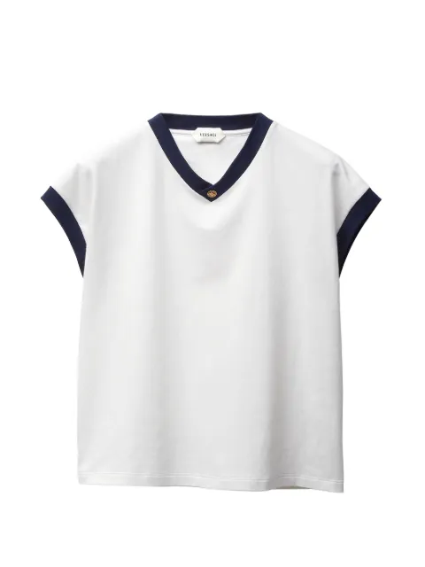 Versace stretch cotton-jersey slim T-shirt White 10245861A17894