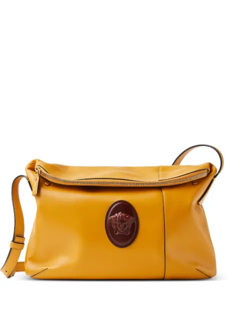 Versace Lou nappa shoulder bag Yellow 10243801A17449