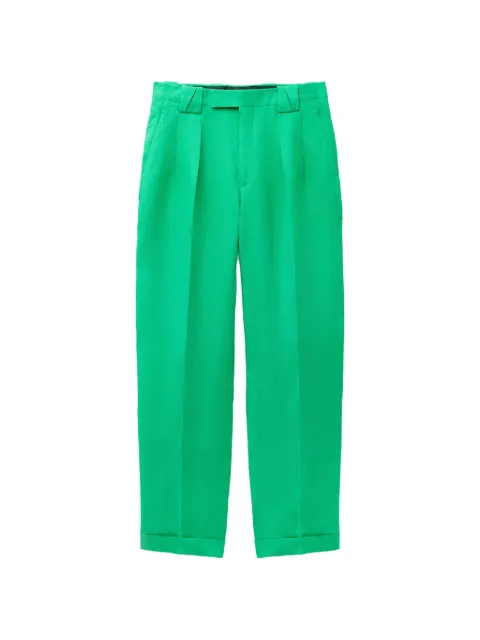 Versace hemp formal pants Green 10239561A18016