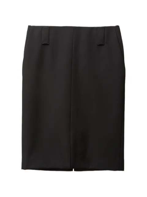 Versace wool pencil skirt Black 10234751A17793