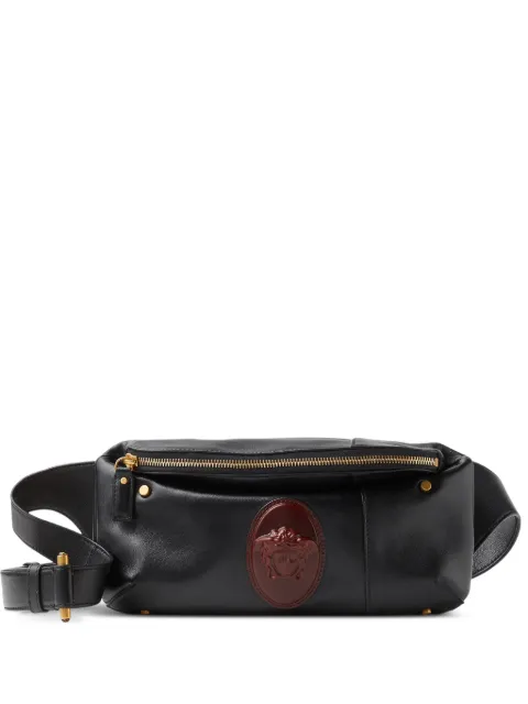 Versace Lou small nappa belt bag Black 10243791A17449