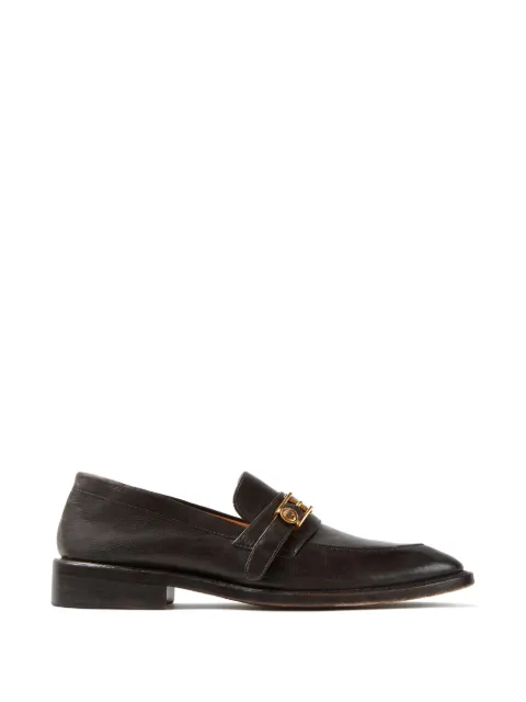 Versace Primo leather loafers Brown 10233191A17291