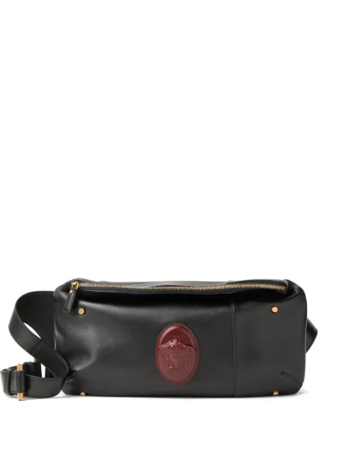 Versace Lou nappa belt bag Black 10232581A17449