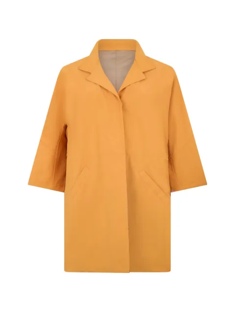 Moorer straight oversized coat Orange APOLLINAIRELY