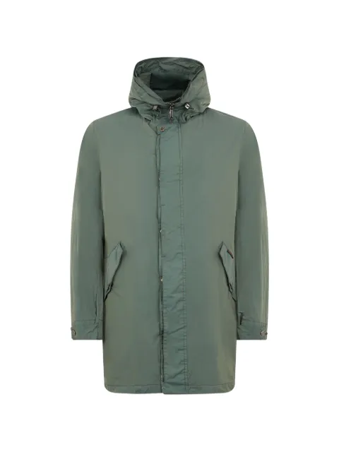 Moorer single-breasted hooded raincoat Green SIMILLENIO4DM