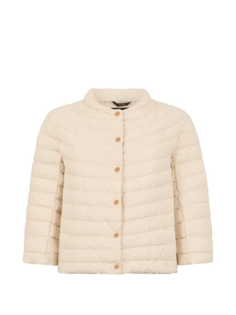 Moorer button padded jacket Neutrals BRAQUEPH