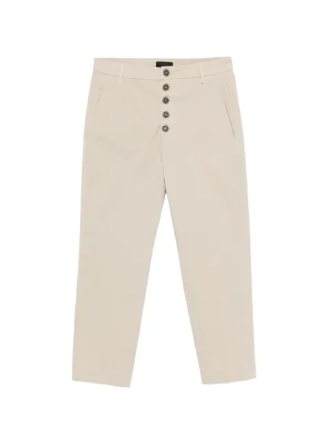 DONDUP buttoned trousers Neutrals DP576GSE046DPTD