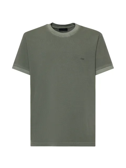 Fay logo-embroidered T-shirt Green NPMB352136TZEFV400