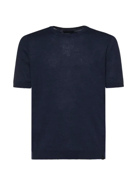 Fay short-sleeve T-shirt Blue NMMC1522420WYK