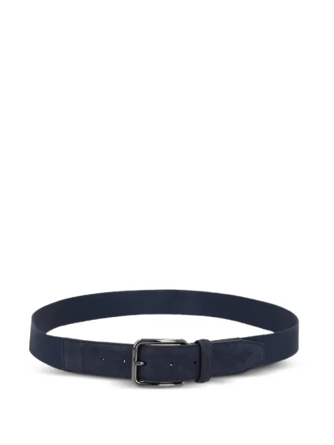 BOSS x Aston Martin logo-print belt Blue 50559487