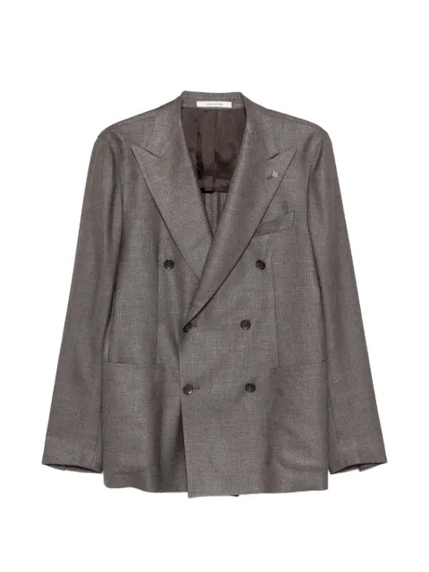 Tagliatore double-breasted blazer Brown 1SVS20KPEB30001