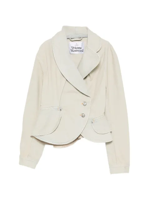 Vivienne Westwood asymmetric jacket Blue 1901001HW01C1B412