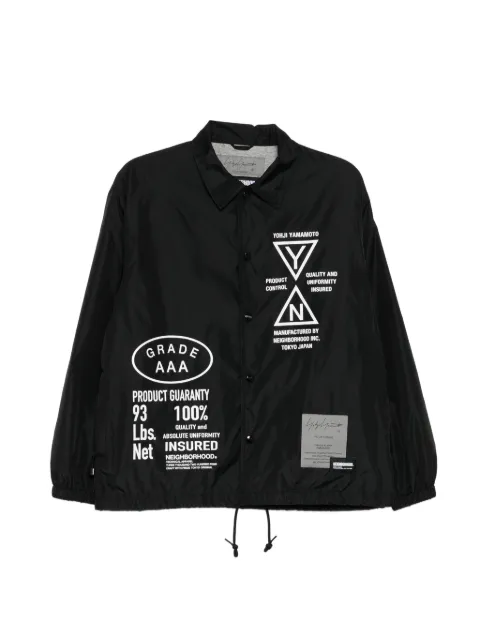 Yohji Yamamoto x Neighborhood logo-print jacket Black HKY91600