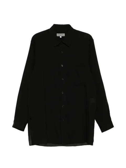 Yohji Yamamoto long-sleeve shirt Black HKB33