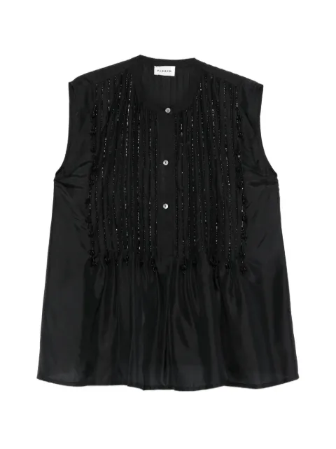 P.A.R.O.S.H. Sadio beaded blouse Black SADIOD311733