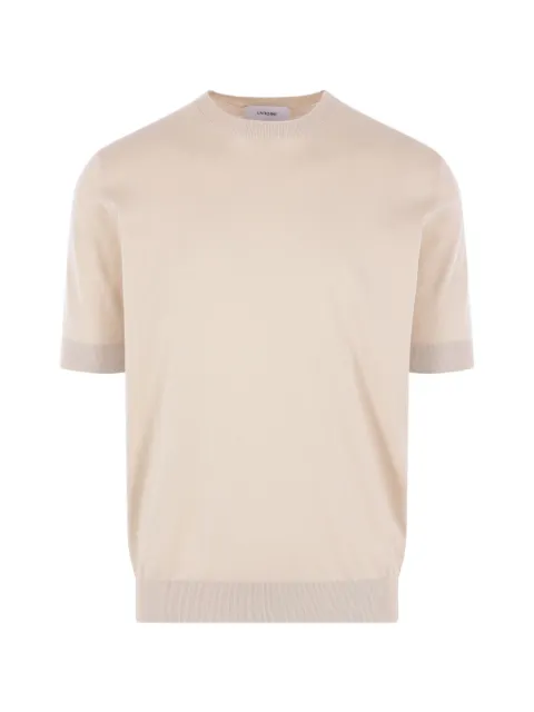 Lardini crew-neck T-shirt Neutrals CNLMMC75CN64020