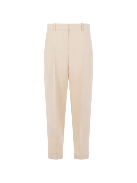 FENDI cuffed trousers Neutrals FR6691AC4G