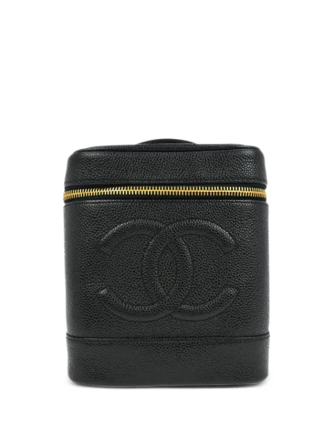 CHANEL Pre-Owned 2000 Timeless Caviar vanity case Black 117365