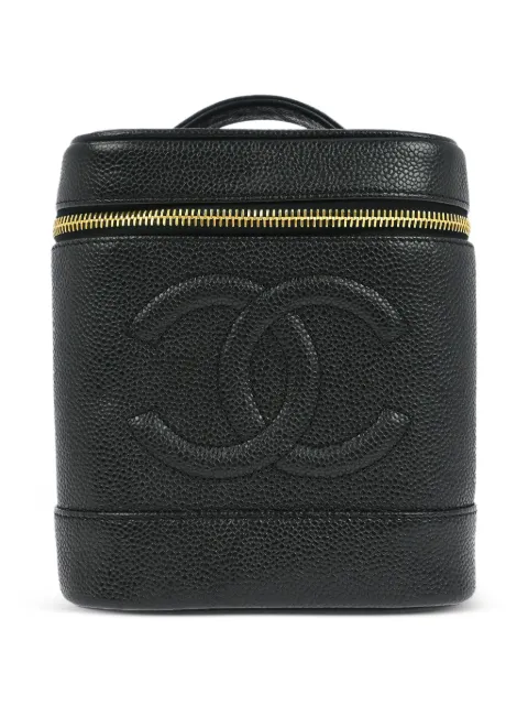 CHANEL Pre-Owned 2002 Timeless vanity case Black 117391