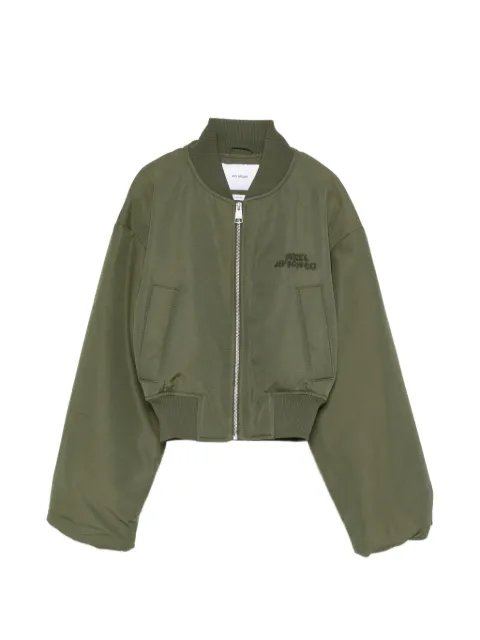 Axel Arigato Lola logo-embroidered bomber jacket Green A3744003
