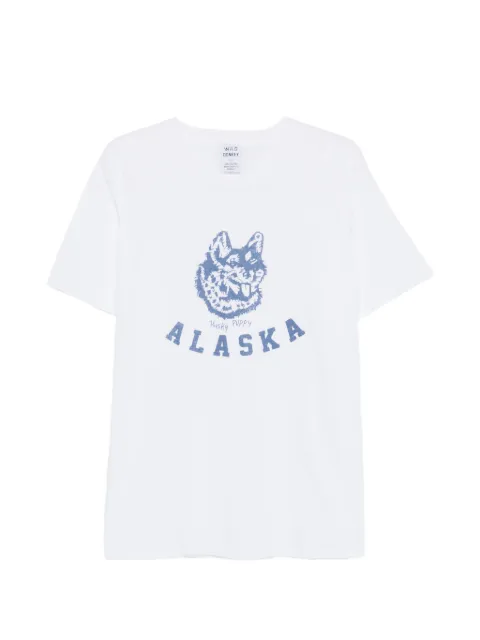 Wild Donkey alaska graphic T-shirt White WDCOTS03ALASKA