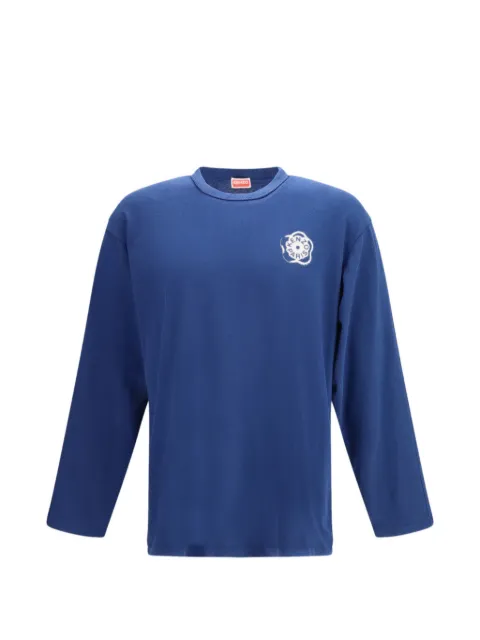 Kenzo Boke Flower 2.0 long-sleeves T-shirt Blue FG55TL3024SK