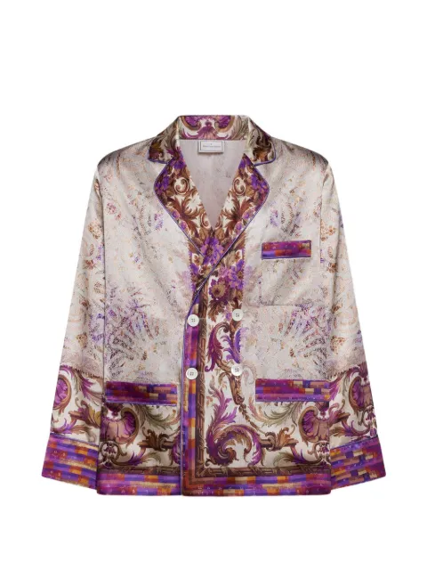 Pierre-Louis Mascia Mutka chest-pocket blazer Neutrals MUTKASGC11351SE518146101