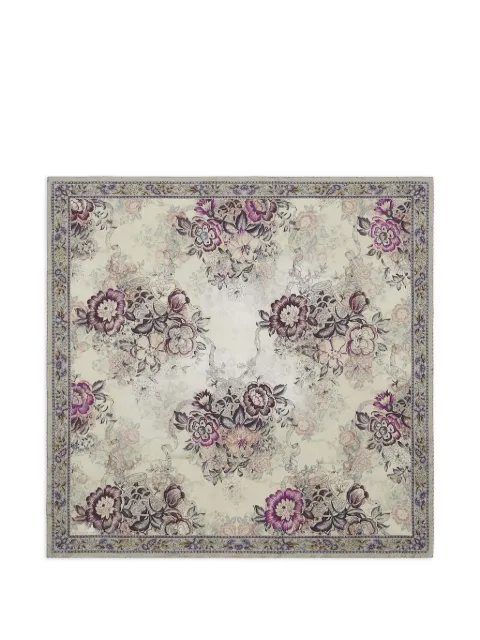 Pierre-Louis Mascia Cialda floral-print bandana scarf Neutrals CIALDATW090X090MSE517541101