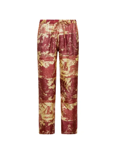 Pierre-Louis Mascia Aloe straight trousers Red ALOESPT10959SE518112101