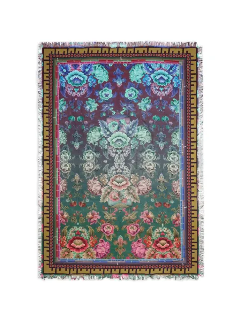 Pierre-Louis Mascia Aloeuw floral-print silk scarf Green ALOEUWSW135X195S4SE517292101
