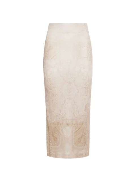 Pierre-Louis Mascia Febo pencil skirt Neutrals FEBOSGO11874SE147078101