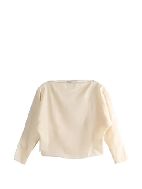 Cortana boat neck top Neutrals A0343