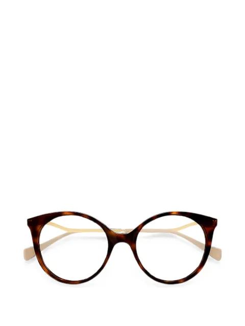 Gucci Eyewear round-frame glasses Brown GG1009