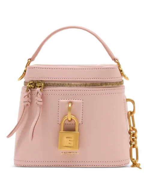 Balmain Pulse Vanity padlock tote bag Pink GN1BH004LOLP