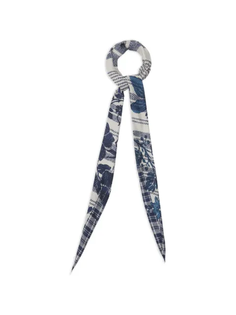 Pierre-Louis Mascia Aloeuw floral-print scarf Blue ALOEUWSW065X120LMFSE517549101