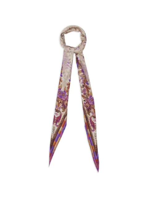 Pierre-Louis Mascia floral scarf Neutrals ALOEUWSW065X120LMF