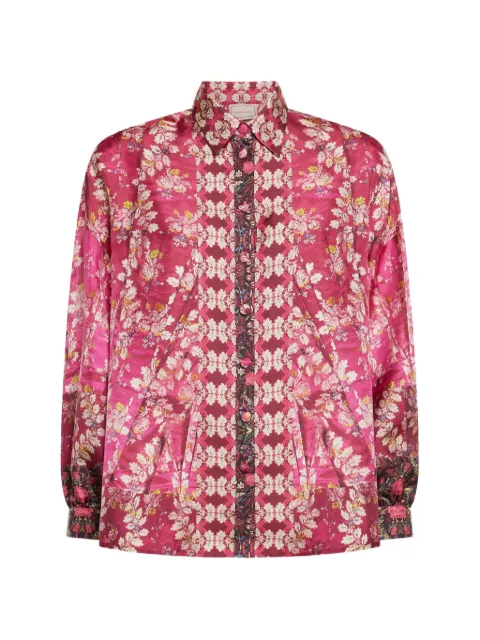 Pierre-Louis Mascia Aloe long-sleeve floral shirt Pink ALOESCML12049SE518128101