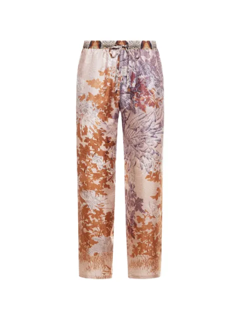 Pierre-Louis Mascia Aloe floral trousers Neutrals ALOESPT10959SE517914101