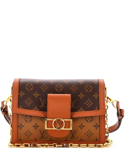 Louis Vuitton Pre-Owned Dauphine Reverse Monogram Canvas MM shoulder bag Brown PGSB78AW2GWJCN5D
