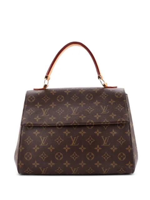 Louis Vuitton Pre-Owned Cluny Top Handle Bag Monogram Canvas MM shoulder bag Brown MQKG2LJKJ5IUWVZJ