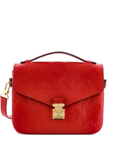 Louis Vuitton Pre-Owned Pochette Metis Monogram Empreinte Leather crossbody bag Red DGCCYC807F413RZV