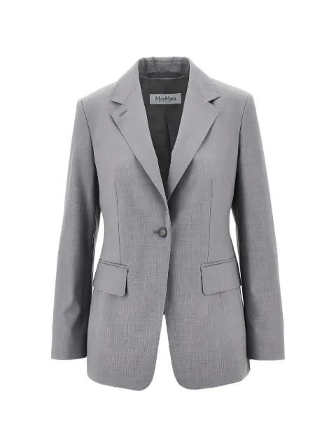Max Mara single-breasted blazer Grey 2611041191600