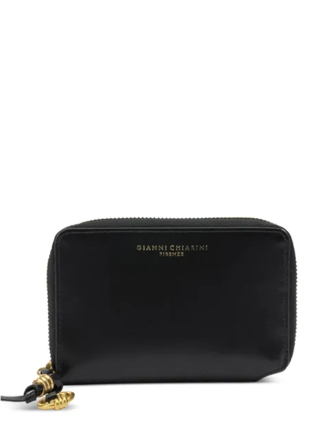 GIANNI CHIARINI zip charm wallet Black PF6008NAWALLETS001NERO