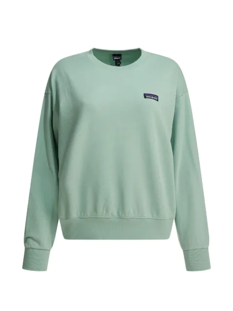 Patagonia logo patch sweater Green 42172THI