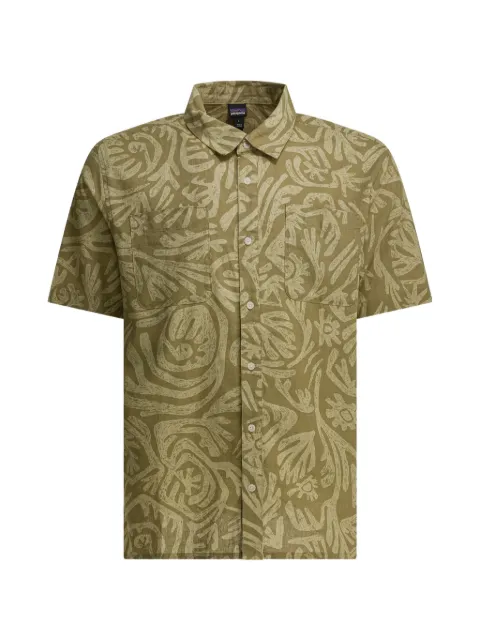 Patagonia short-sleeved shirt Green 53142ENWS